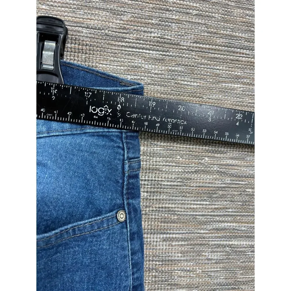Copper Denim Jeans Mens 38x30 Blue Medium Wash Regular Straight Stretch Pants